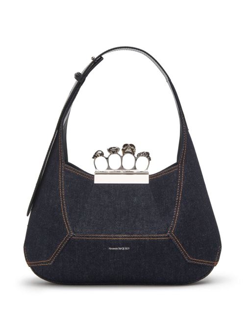 Borsa Hobo in denim ALEXANDER MCQUEEN | 7311351YBE74290